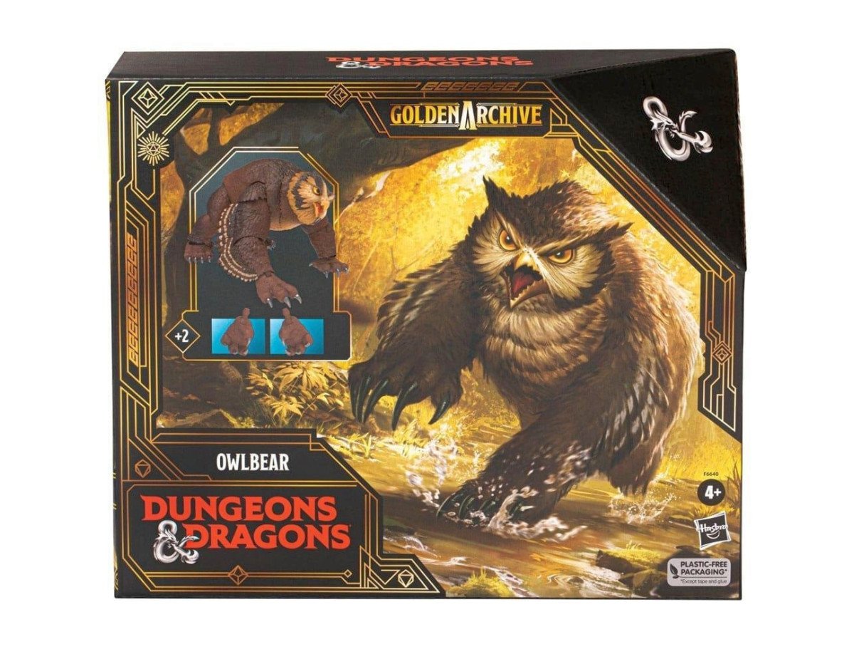 Hasbro Fans - Dungeons  Dragons: Golden Archive - Owlbear Action Figure (21cm) (F6640)