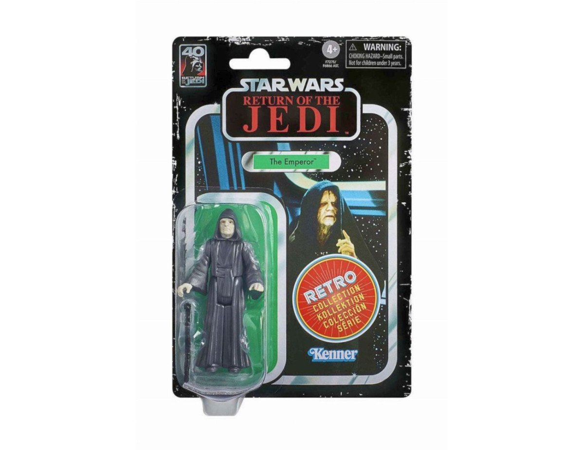 Hasbro Fans - Disney Star Wars: Return of the Jedi Retro Collection - The Emperor Action Figure (10cm) (F7275)