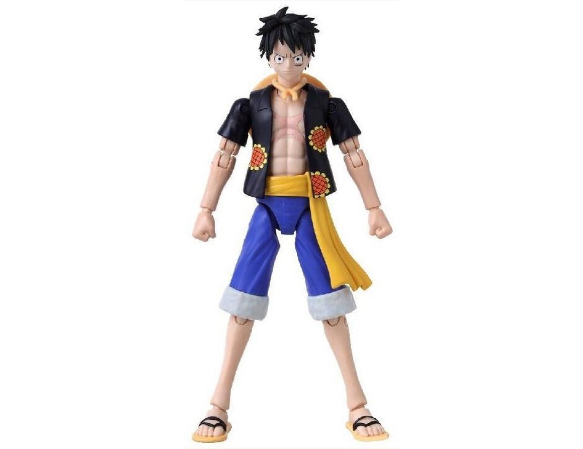 Bandai Anime Heroes: One Piece - Monkey D. Luffy Dressrosa Version Action Figure (37007)