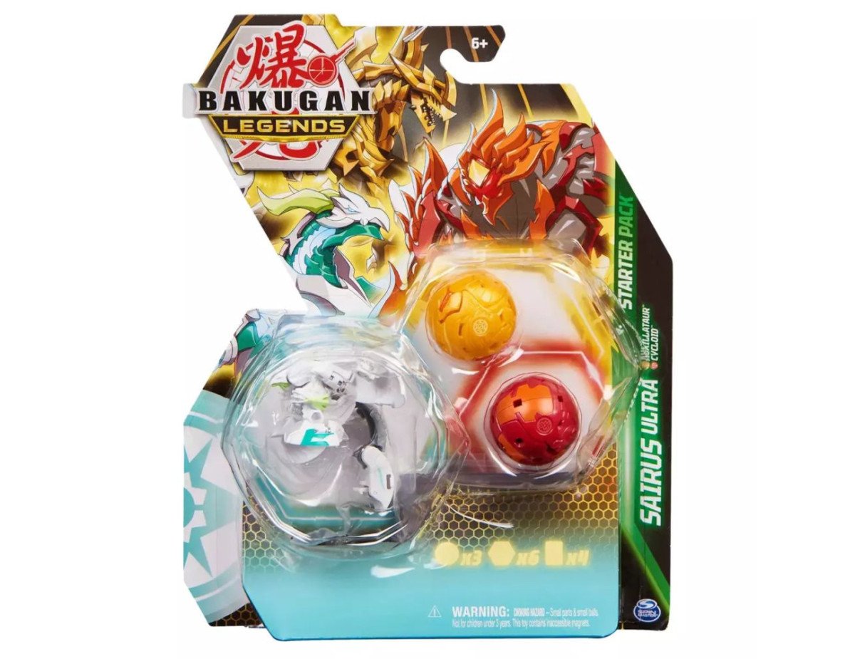 Spin Master Bakugan Legends: Sairus Ultra - Auxillataur  Cycloid Starter Pack (20140287)