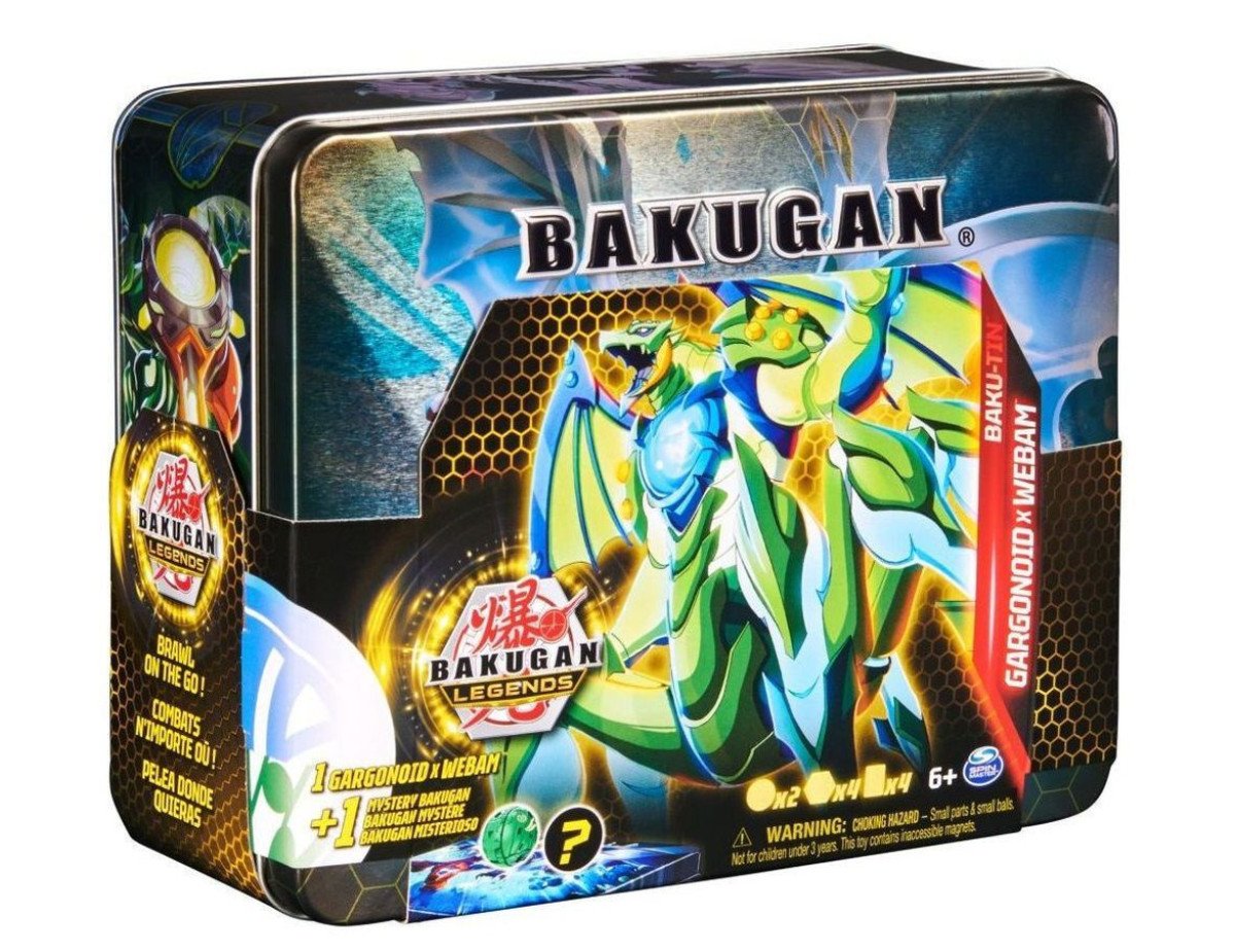 Spin Master Bakugan Legends: Baku-tin - Garganoid X Webam (6066256)