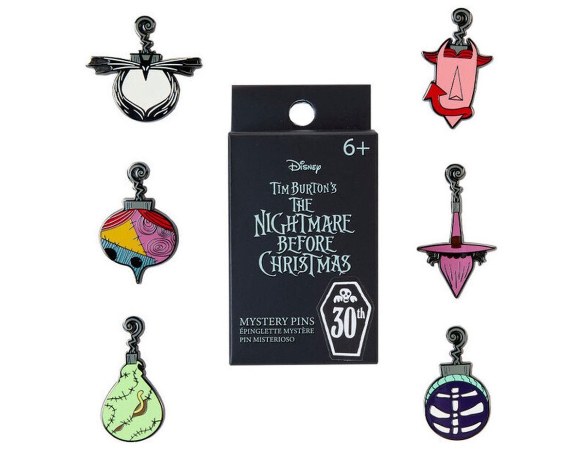 Loungefly Disney: The Nightmare Before Christmas - Ornaments Blind Box Pin Set (WDPN3203)