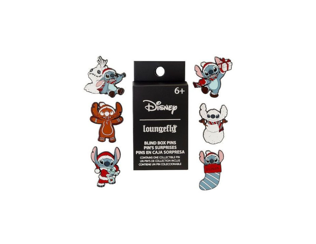 Loungefly Disney: Lilo  Stitch - Holiday Mystery Box Pin Set (WDPN3215)