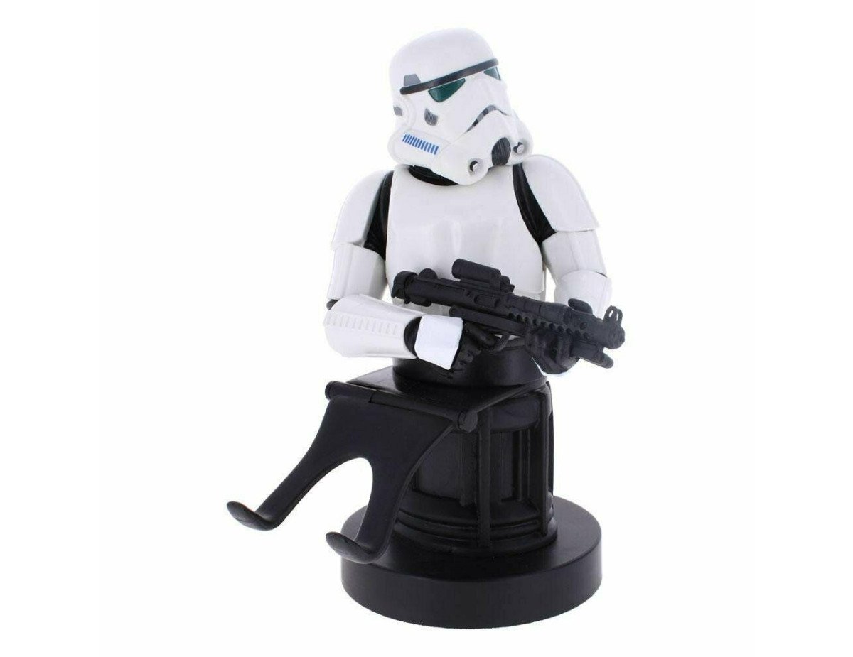 EXG Cable Guys: Star Wars The Mandalorian - Stormtrooper Phone  Controller Holder (CGCRSW400357)