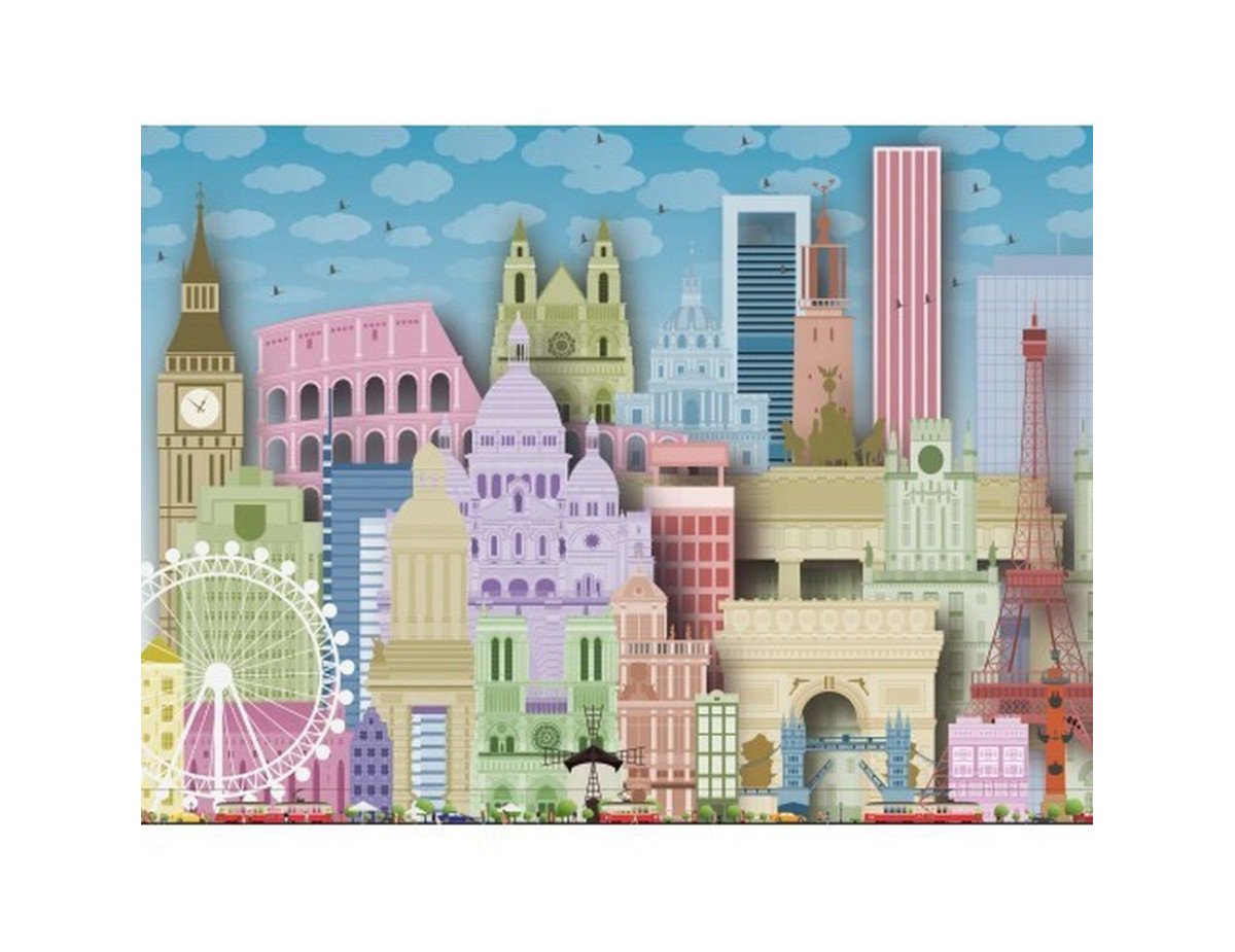 Ravensburger Puzzle: European Cities XXL (300pcs) (13355)