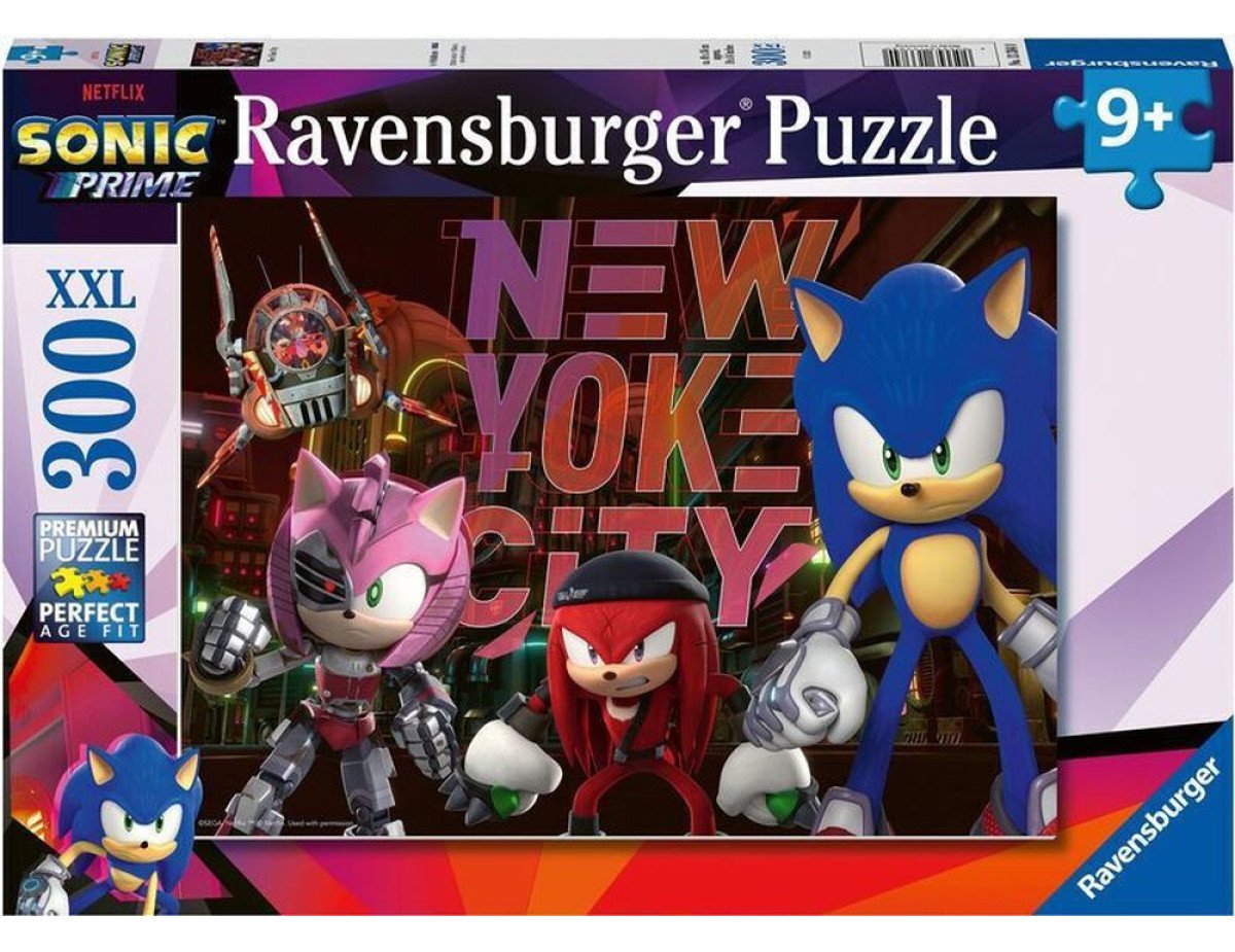 Ravensburger Puzzle: Sonic Prime New Yoke City XXL (300pcs) (13384)