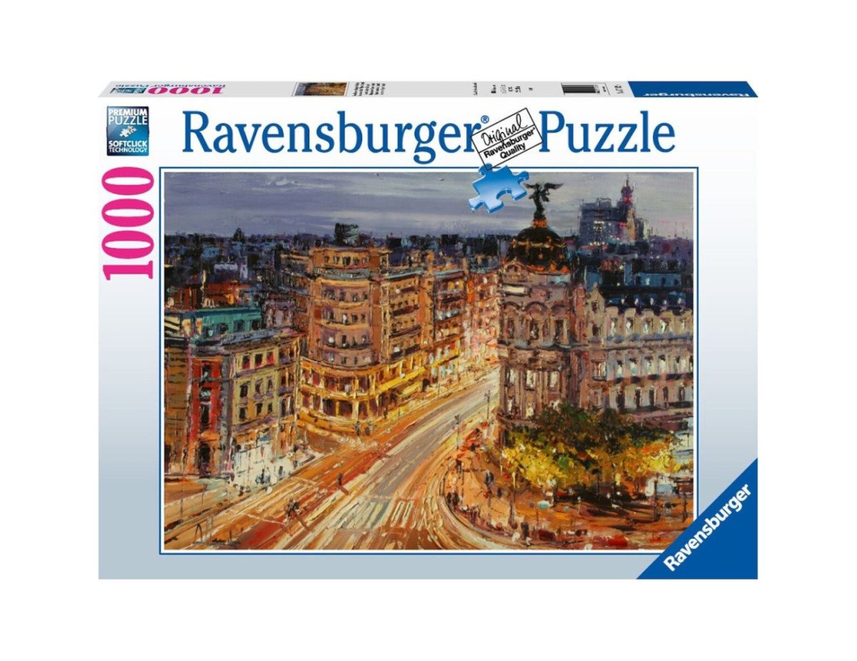 Ravensburger Puzzle: Gran Via, Madrid (1000pcs) (17325)