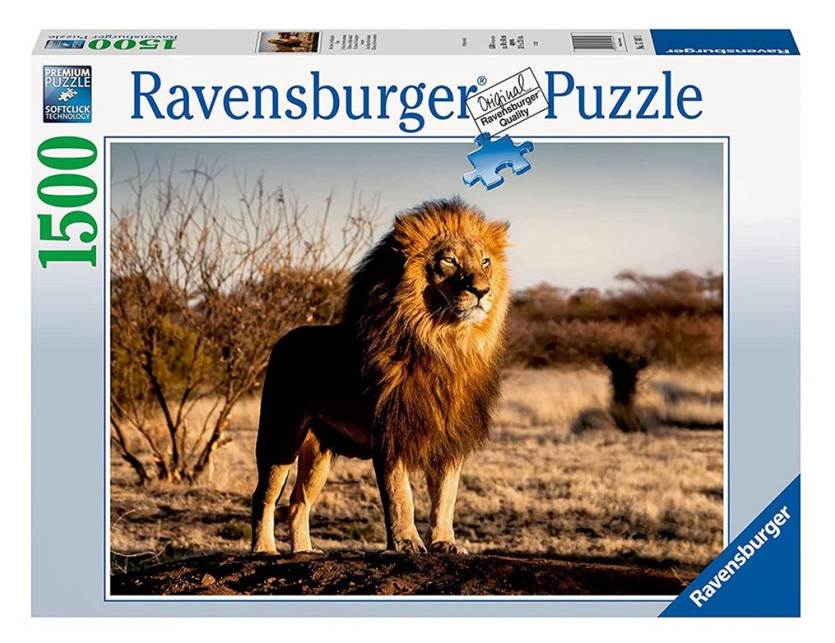 Ravensburger Puzzle: Lion, King of the Animals (1500pcs) (17107)