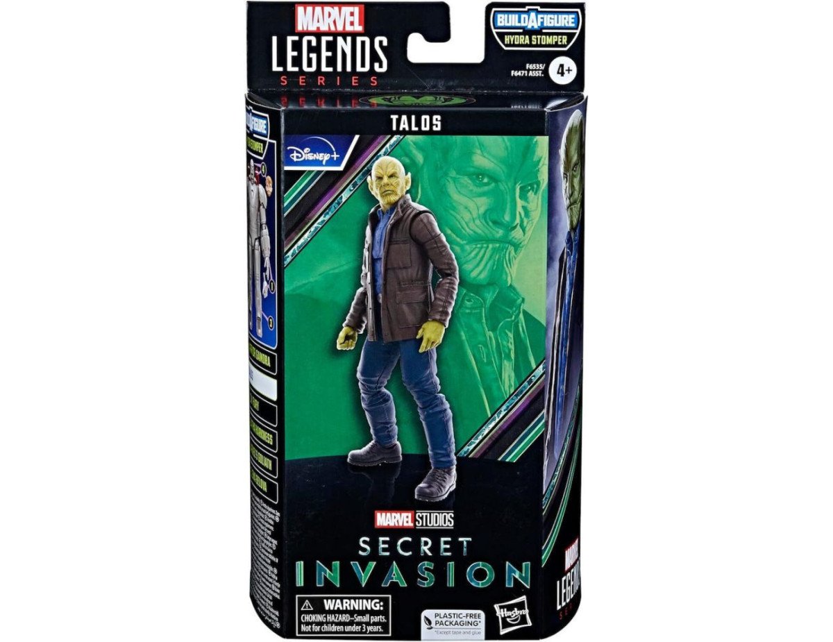 Hasbro Disney Marvel Legends Series: Build a Figure Hydra Stomper - Secret Invasion Talos Action Figure (15cm) (F6535)