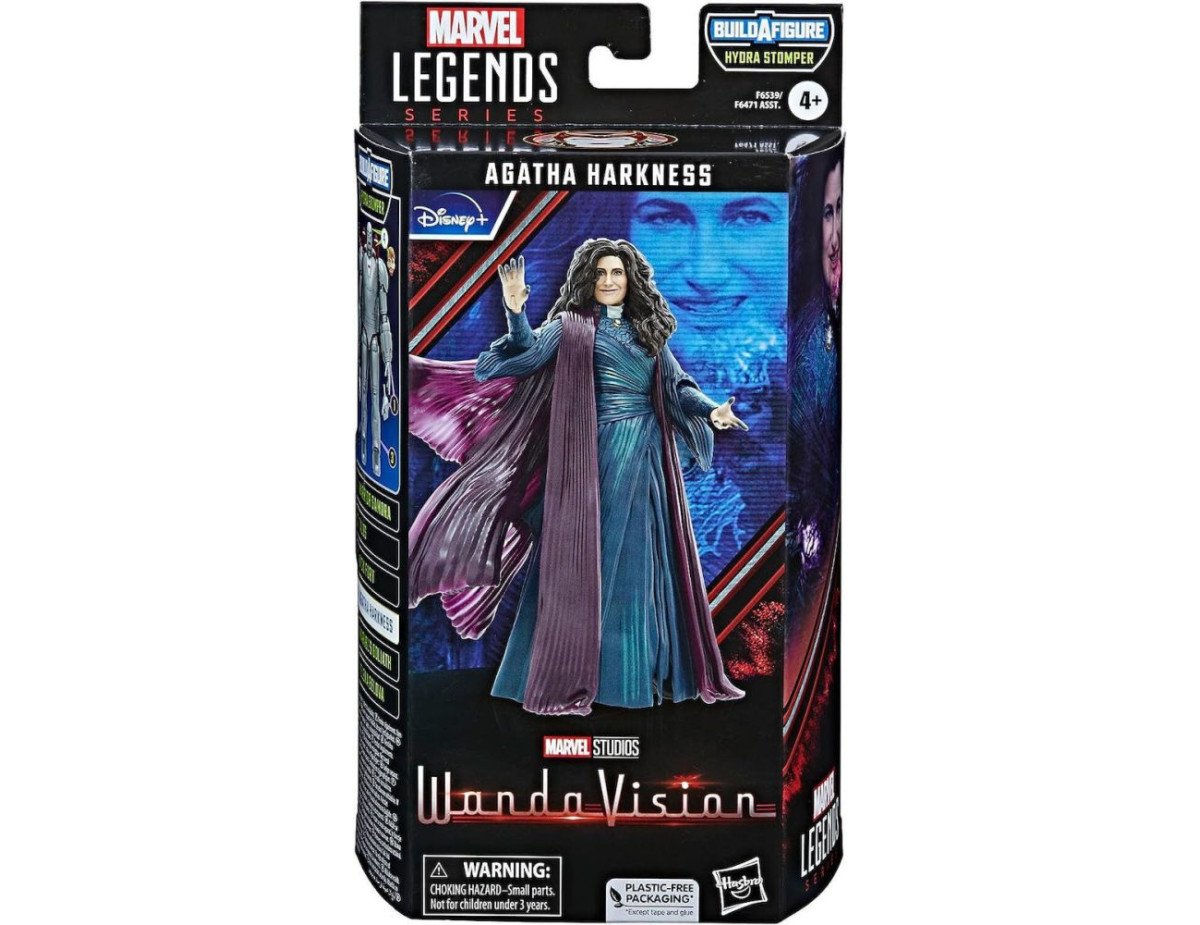 Hasbro Disney Marvel Legends Series: Build a Figure Hydra Stomper - WandaVision Agatha Harkness Action Figure (15cm) (F6539)