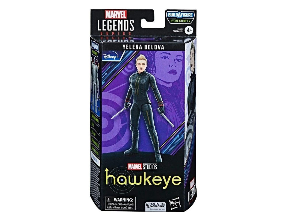 Hasbro Disney Marvel Legends Series: Build a Figure Hydra Stomper - Hawkeye Yelena Belova Action Figure (15cm) (F6541)