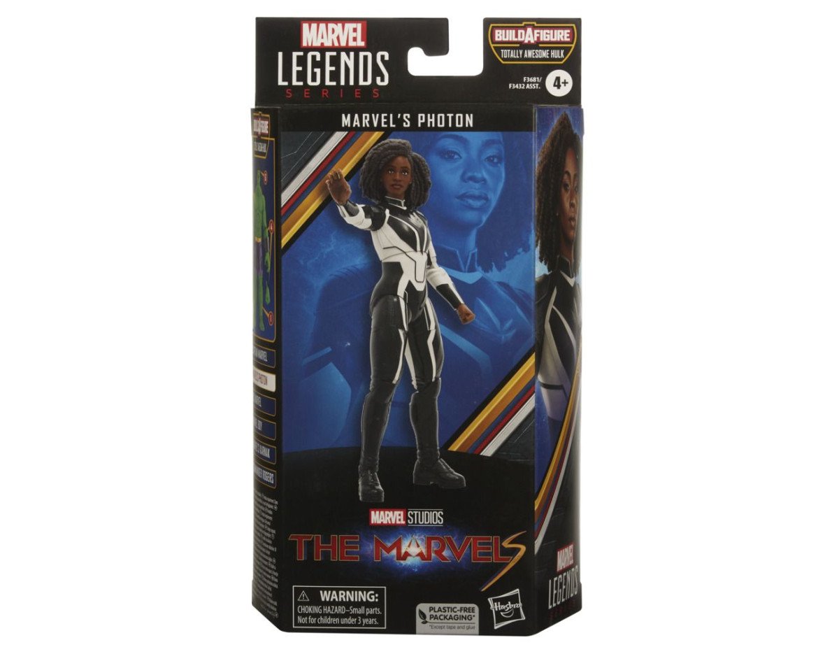 Hasbro Marvel Legends Series Build a Figure Totally Awesome Hulk: The Marvels - Marvels Photon Action Figure (15cm) (Excl.) (F3681)