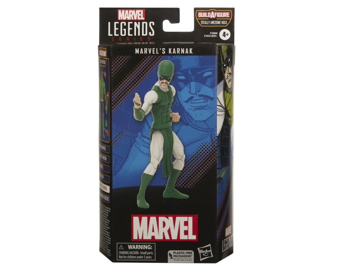 Hasbro Marvel Legends Series Build a Figure Totally Awesome Hulk: Marvels Karnak Action Figure (15cm) (Excl.) (F3684)