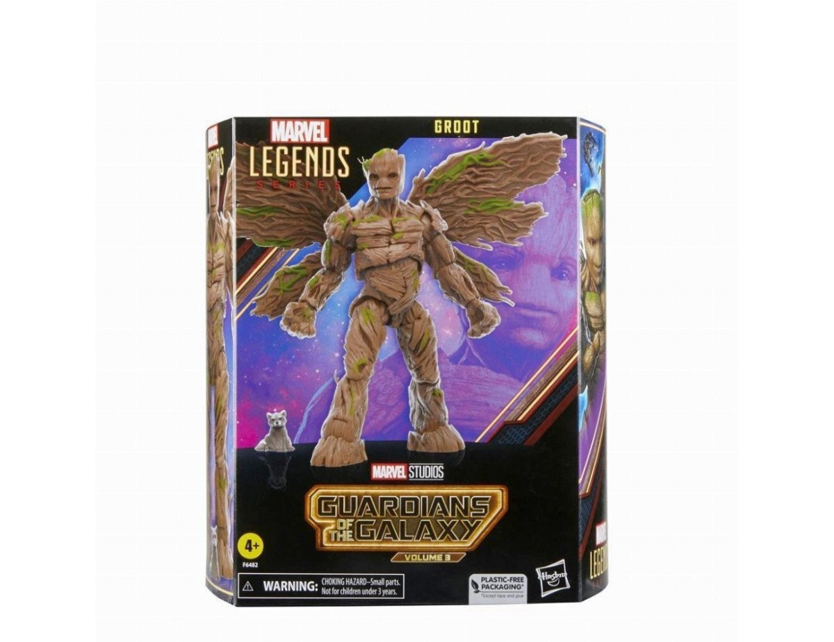 Hasbro Fans Marvel Legends Series: Guardians of the Galaxy Volume 3 - Groot Action Figure (15cm) (F6482)