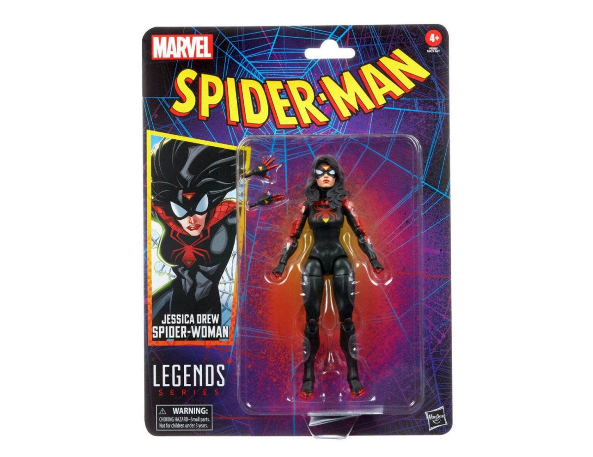 Hasbro Fans Marvel Legends Series: Spider-Man - Jessica Drew Spider-Woman Action Figure (15cm) (F6569)