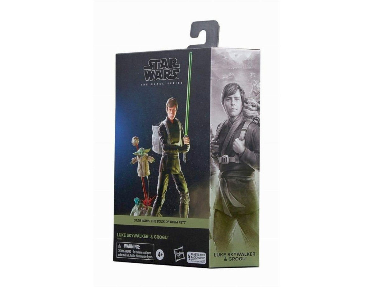 Hasbro Fans Disney Star Wars The Black Series: The Book of Boba Fett - Luke Skywalker  Grogu Action Figure (15cm) (Excl.) (F7008)