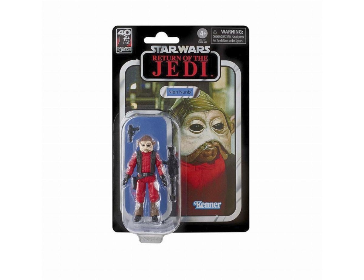 Hasbro Fans Vintage Collection: Disney Star Wars 40th Return of the Jedi - Nien Nunb Action Figure (F7317)