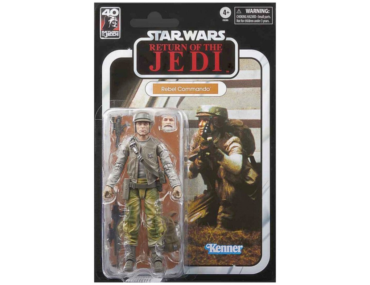 Hasbro Fans Disney Star Wars: The Black Series Deluxe Return of the Jedi - Rebel Commando Action Figure (15cm) (F8285)