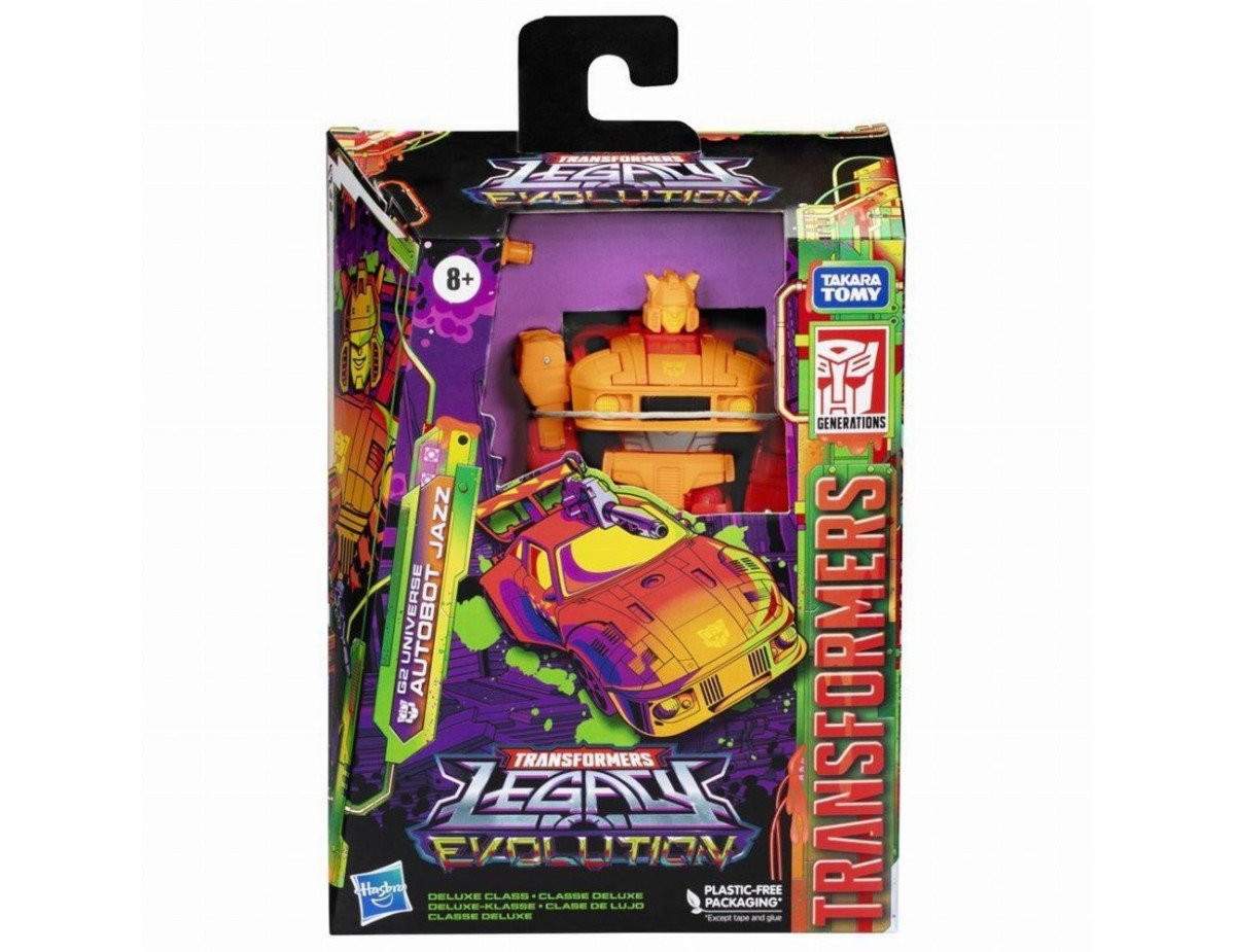 Hasbro Fans Transformers: Legacy Evolution - G2 Universe Autobot Jazz Deluxe Class Action Figure (14cm) (Excl.) (F7510)