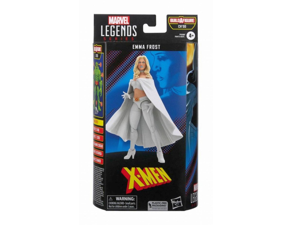 Hasbro Fans Marvel Legends Series: X-Men - Emma Frost Action Figure (Build-a-Figure Chod) (15cm) (F6560)