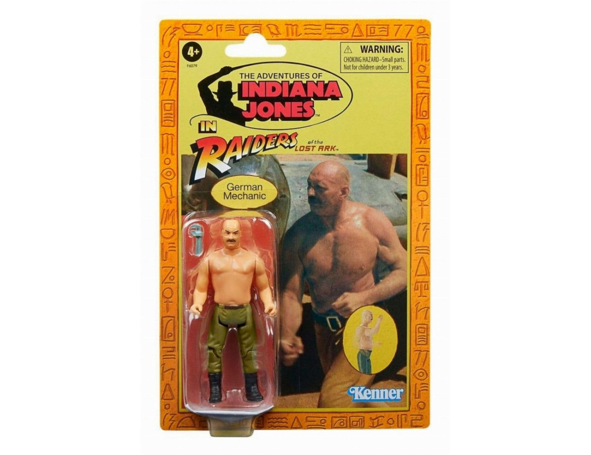 Hasbro Fans The Adventures of Indiana Jones: In Raiders of the Lost Ark - German Mechanic Action Figure (10cm) (Excl.) (F6079)