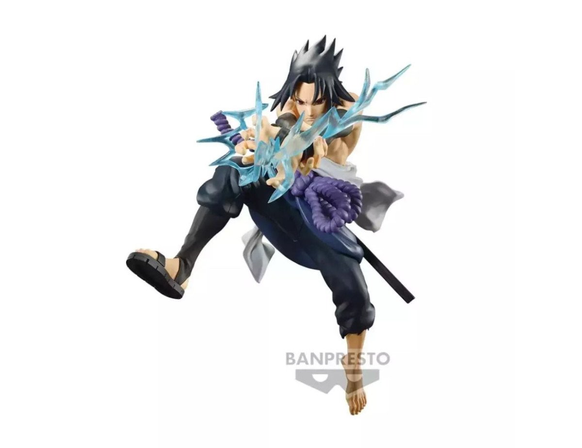 Banpresto Vibration Stars: Naruto Shippuden 20th Anniversary - Uchiha Sasuke (Ver.A) Statue (16cm) (88362)