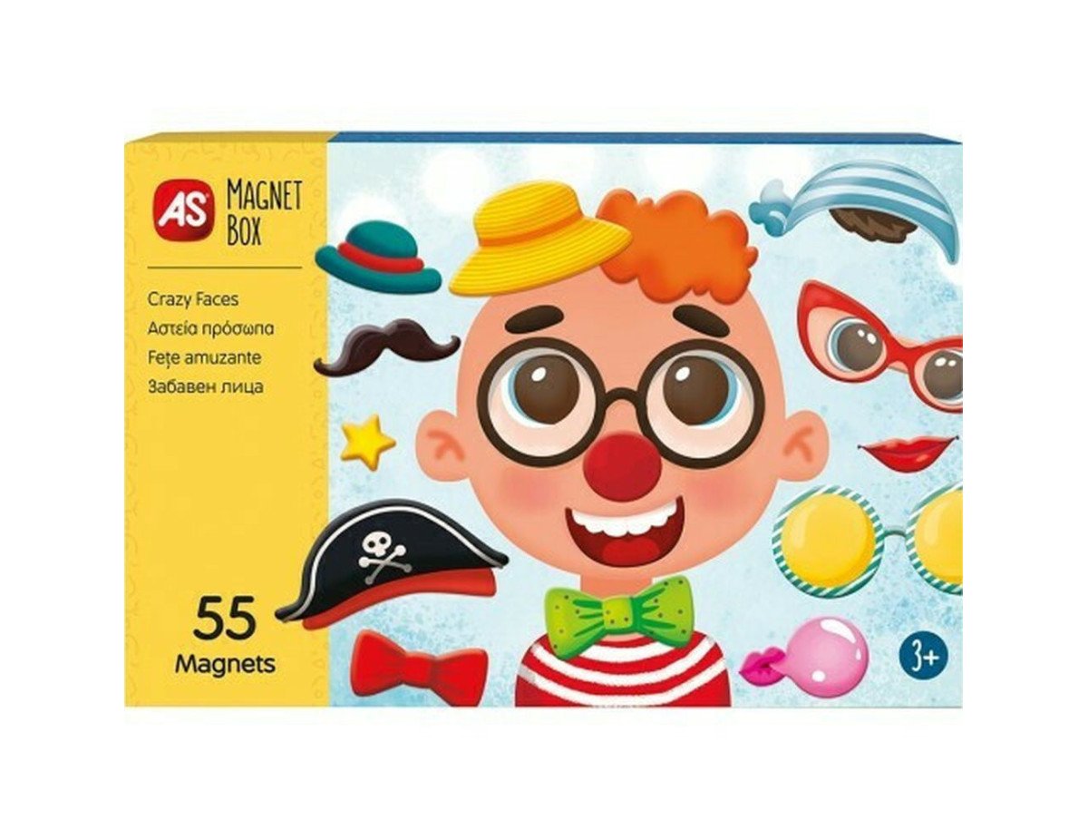 AS Magnet Box: Crazy Faces (1029-64042)