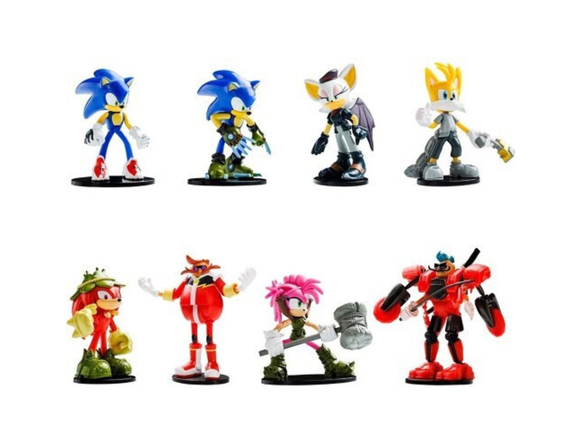 P.M.I. Sonic Prime - 4 Pack (S1) Action Figures (7.5cm) (Random) (SON6040)