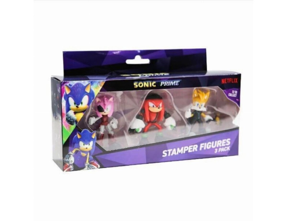 P.M.I. Sonic Prime - 3 Pack (S1) Stamper Figures (Random) (SON5021)