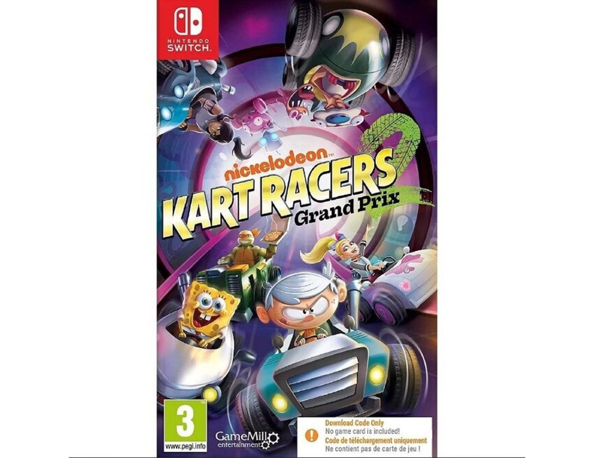 NSW Nickelodeon Kart Racers 2: Grand Prix (Code in a Box)