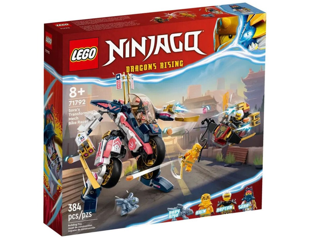 LEGO® NINJAGO®: Sora’s Transforming Mech Bike Racer (71792)