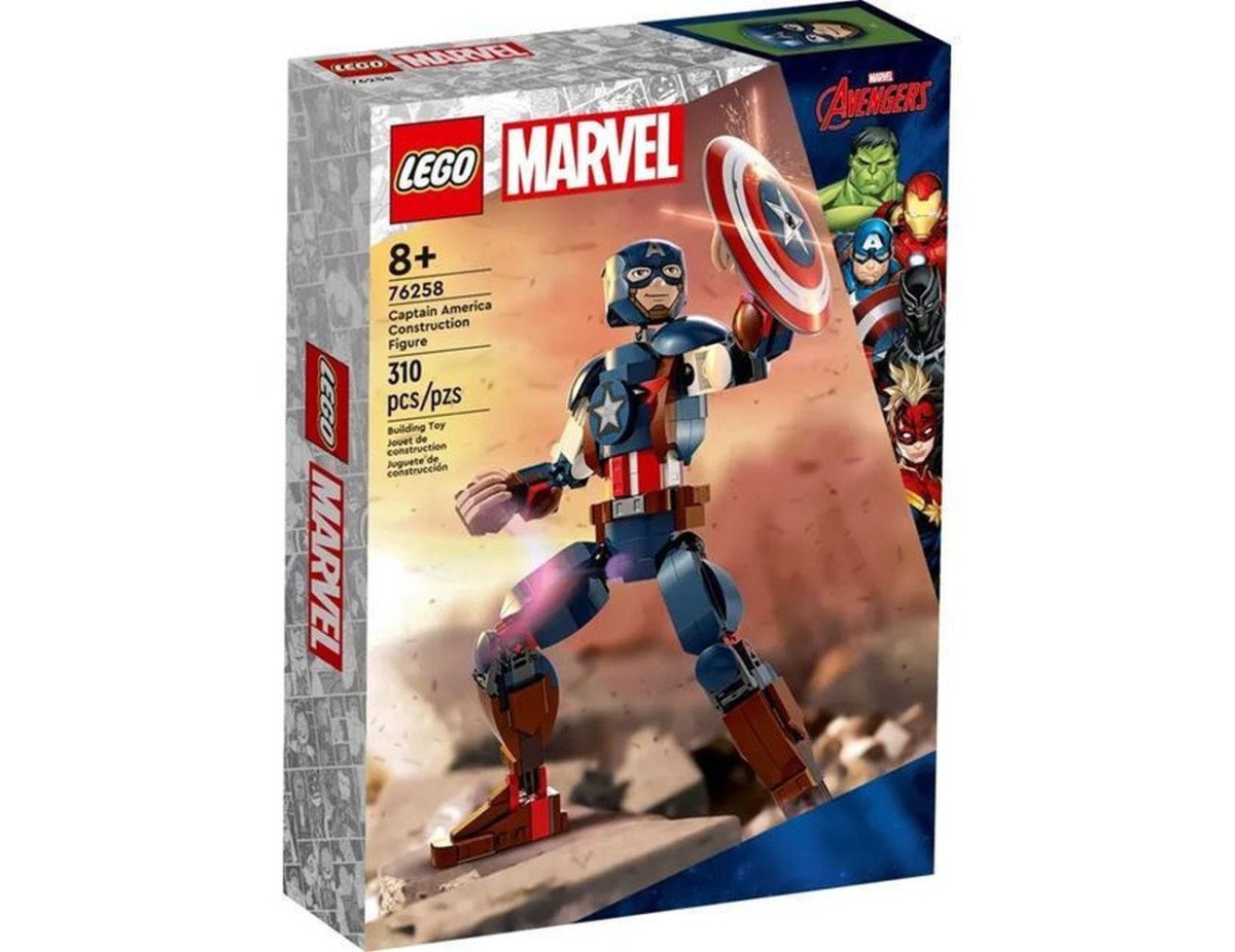 LEGO® Marvel: Captain America Construction Figure (76258)