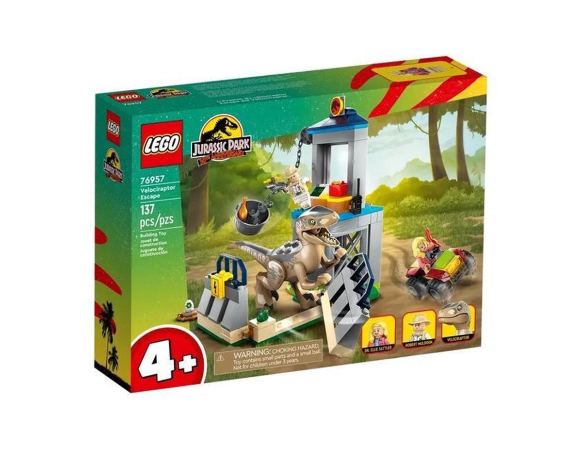 LEGO® Jurassic World: Jurassic Park Velociraptor Escape (76957)