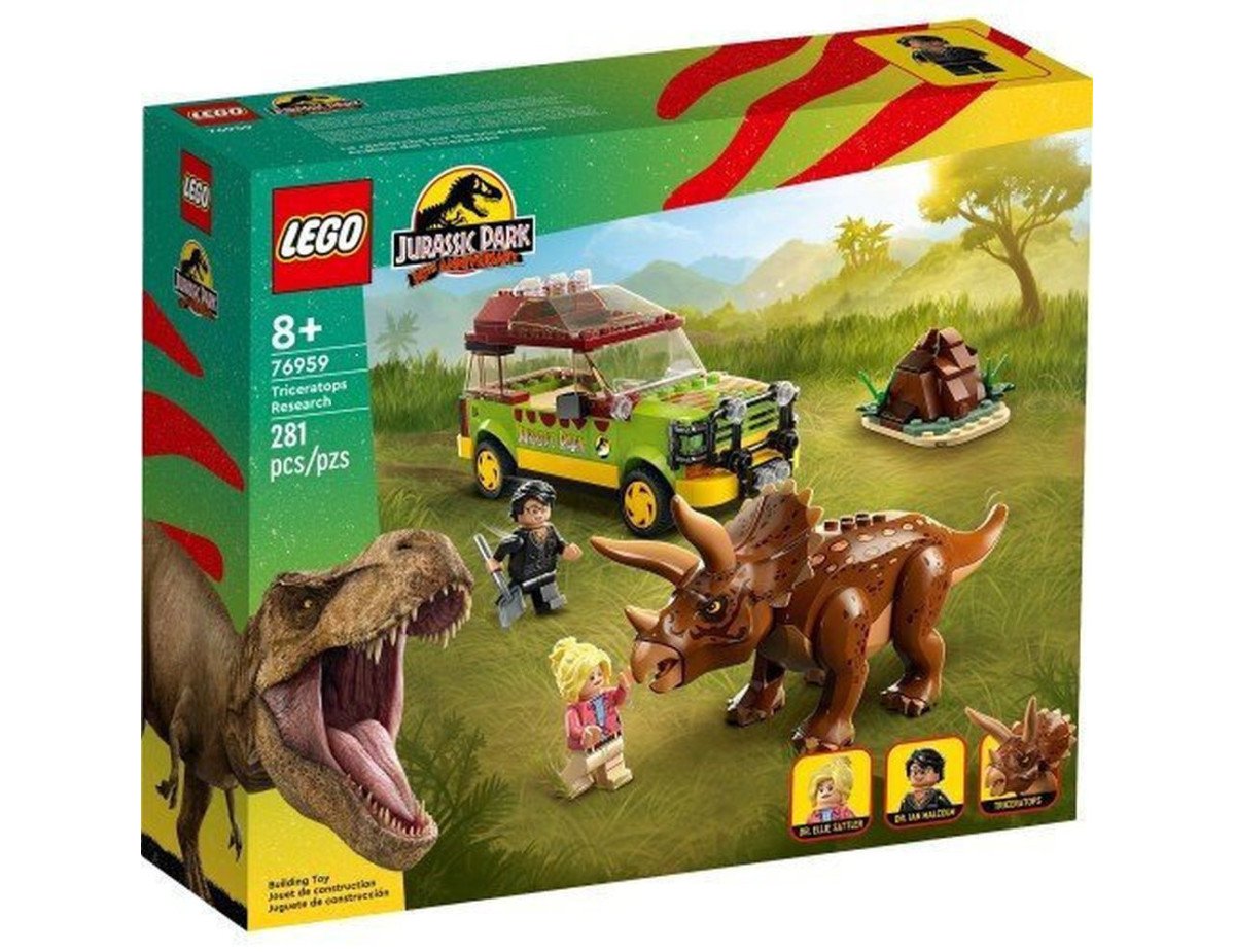 LEGO® Jurassic Park 30th Anniversary - Triceratops Research (76959)