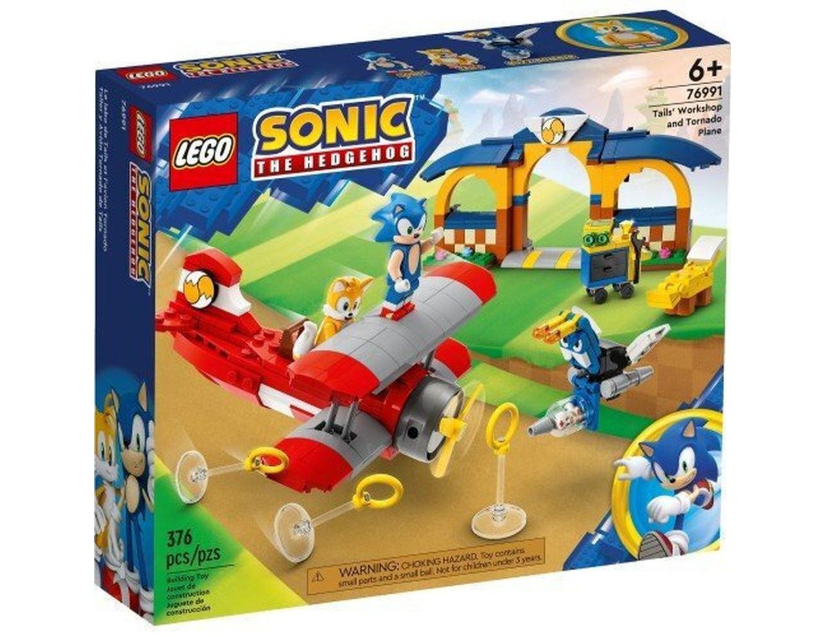 LEGO® Sonic the Hedgehog™: Tails’ Workshop and Tornado Plane (76991)