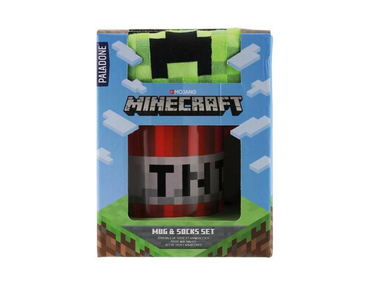 Paladone: Minecraft - 3 Pair of Odd Socks (PP9471MCF)