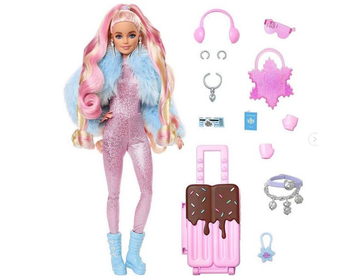 Mattel Barbie: Extra Fly - Snow Fashion Doll (HPB16)