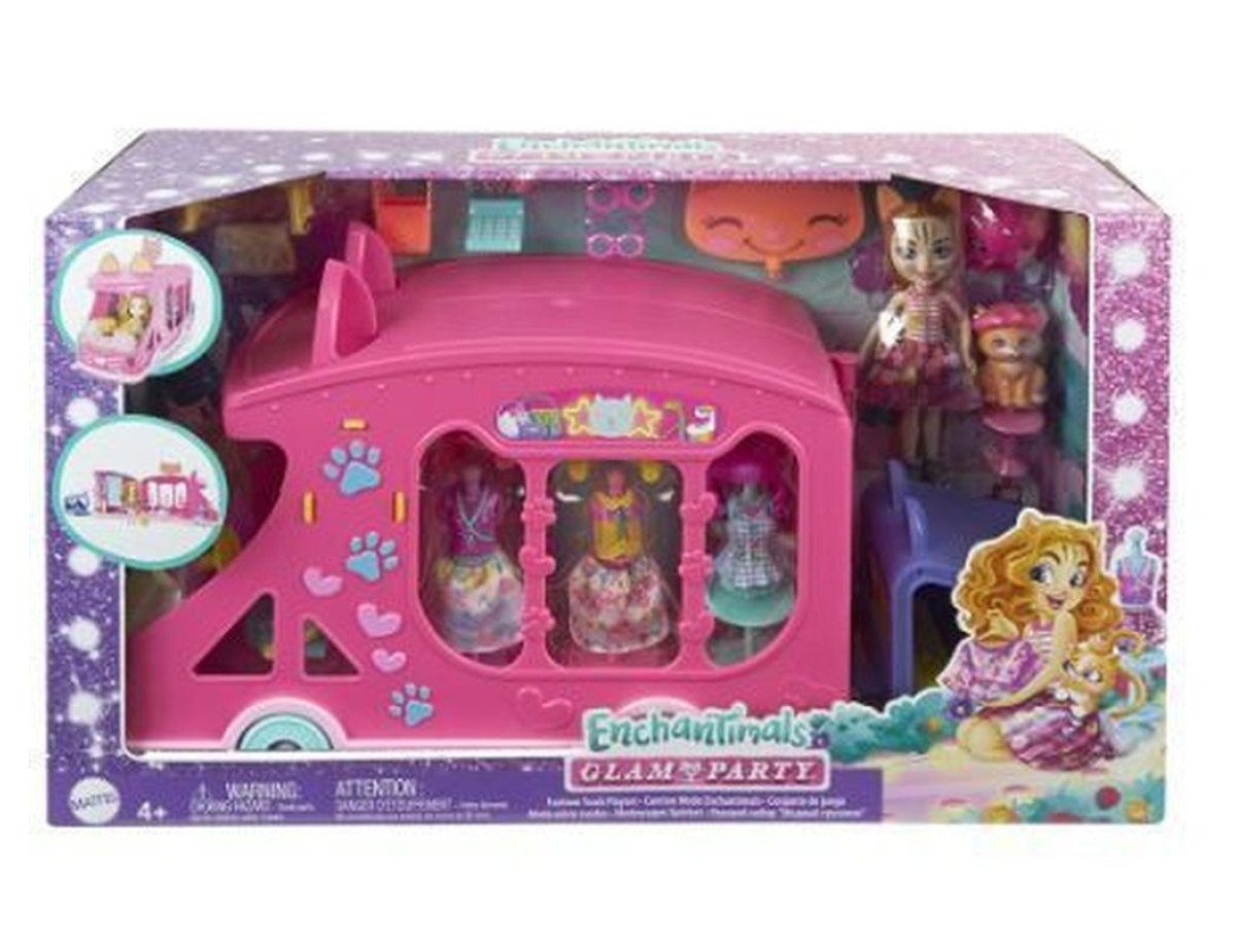 Mattel Enchantimals Glam Party - Fashion Truck Playset (HPB34)