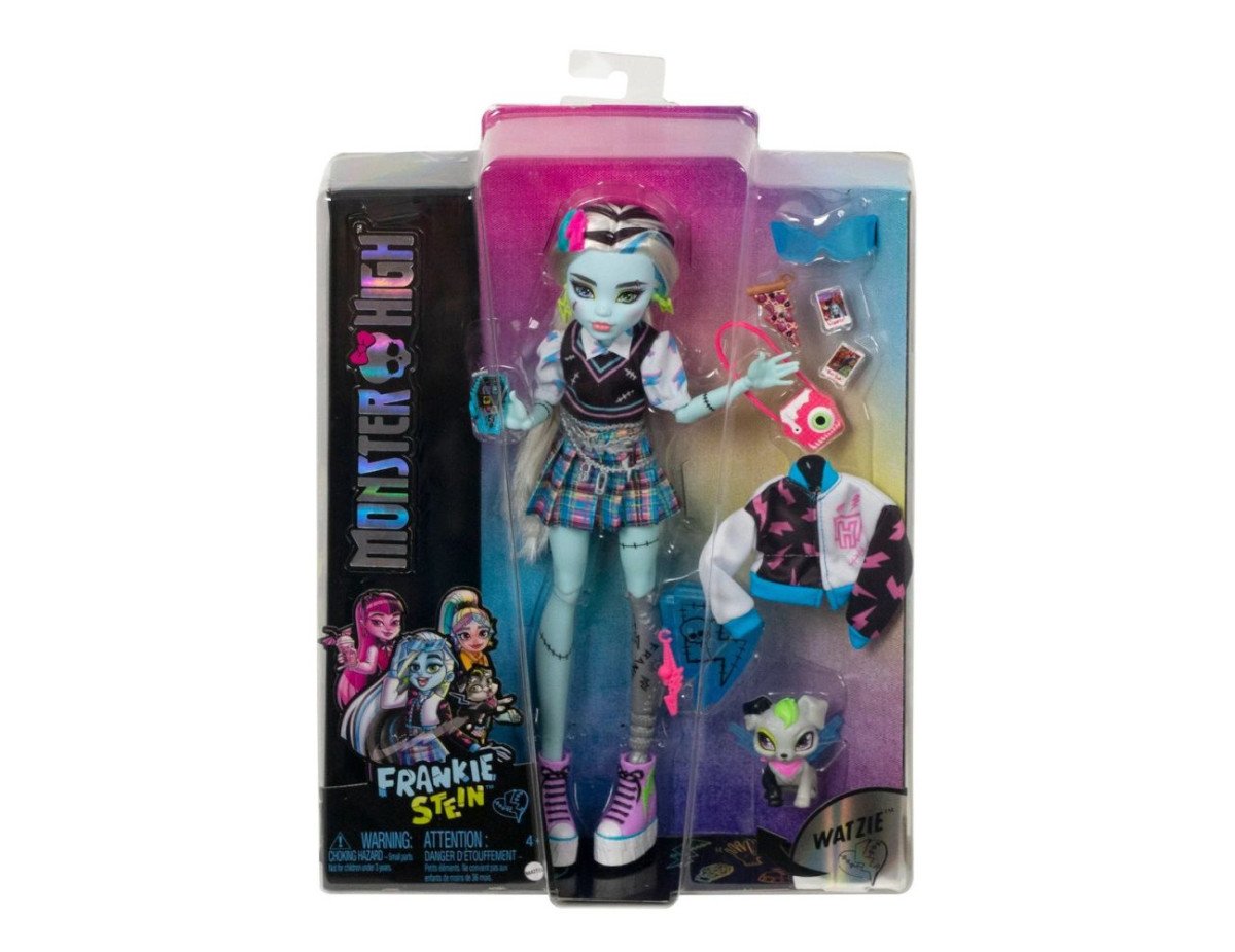 Mattel Monster High: Watzie - Frankie Stein Doll (HHK53)