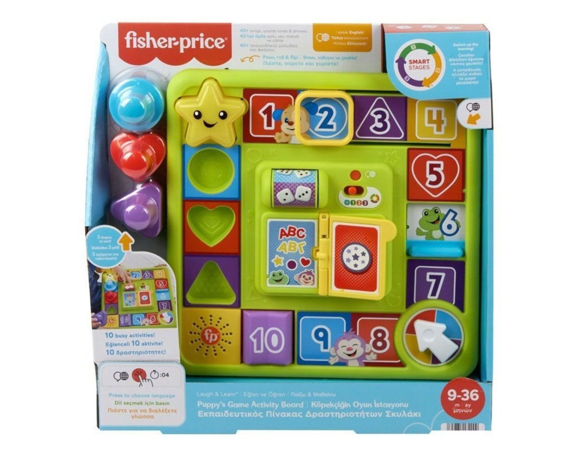 Mattel Puppys Game Activity Board (EN,GR,TR Language) (HRB70)