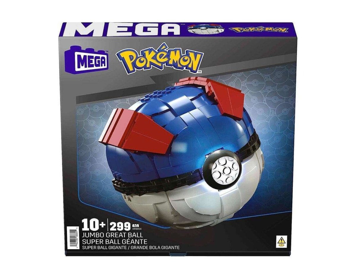 Mattel Mega Pokemon - Jumbo Great Ball with Light (HMW04)