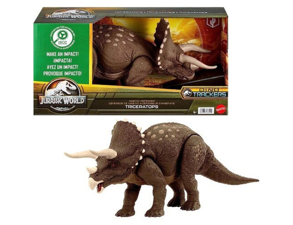 Mattel Jurassic World: Dino Trackers Habitat Defender - Triceratops (HPP88)