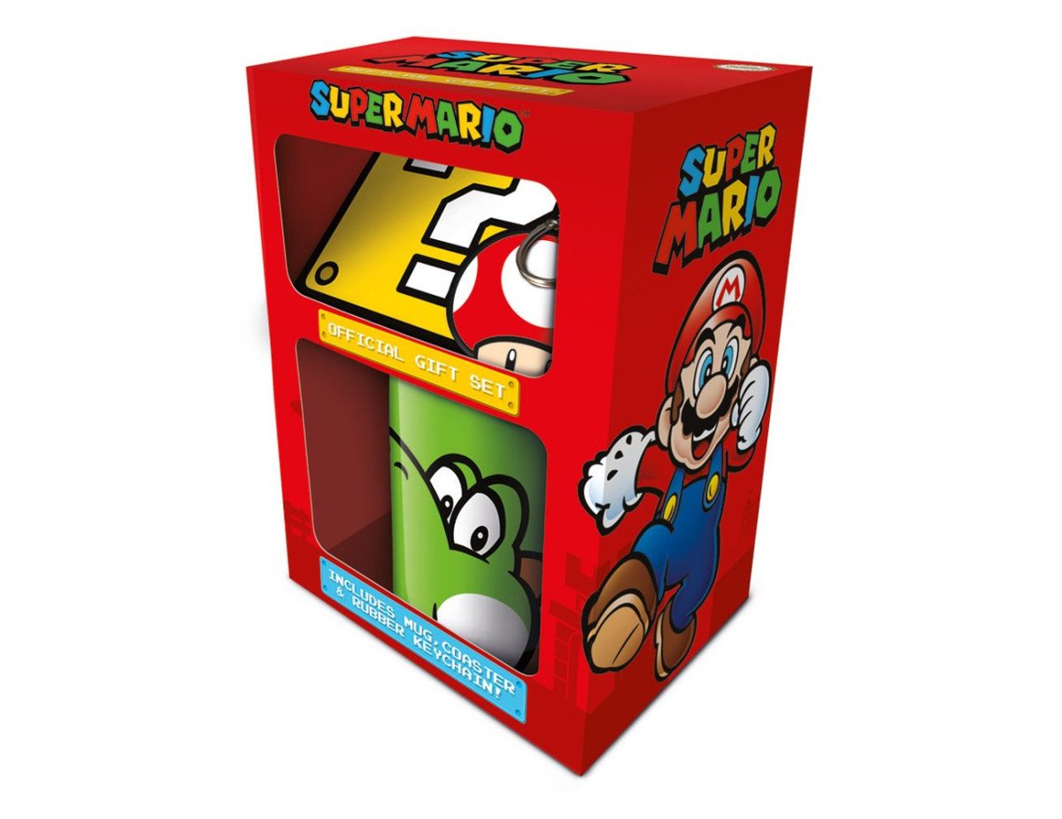 Pyramid Nintendo: Super Mario: Yoshi - Mug, Coaster  Keychain (GP85205)