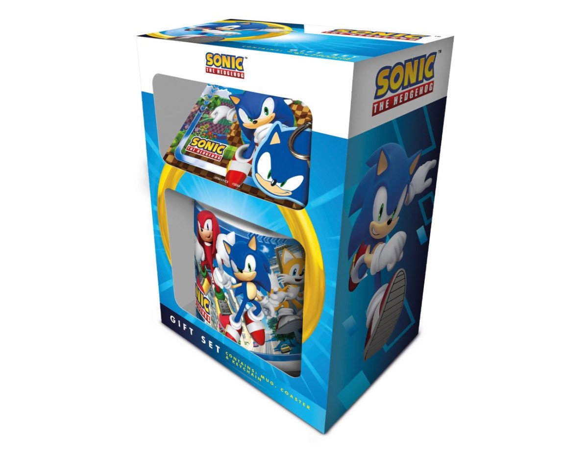 Pyramid SEGA: Sonic The Hedgehog - Mug, Coaster  Keychain Gift Set (GP86530)