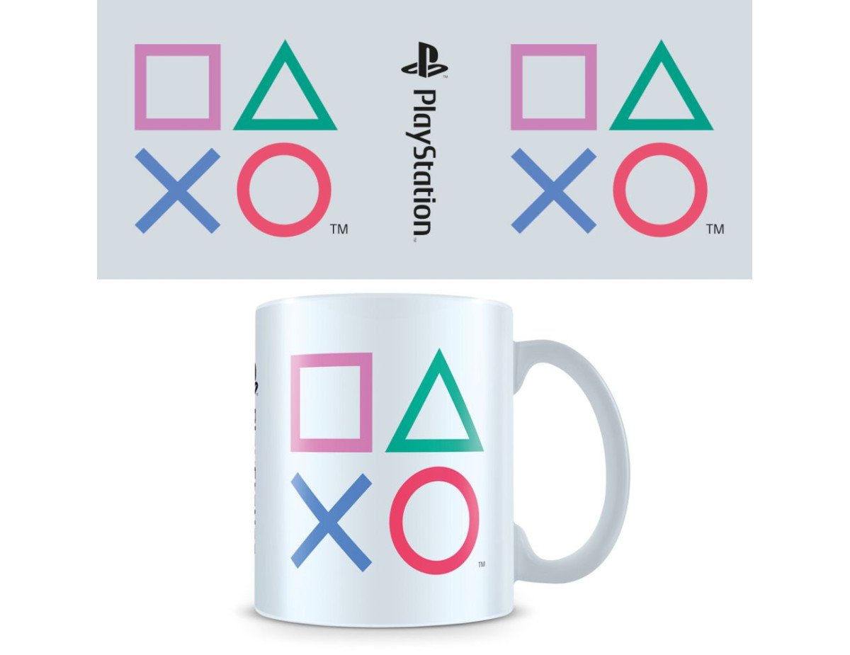 Pyramid PlayStation (Shapes) Coloured Mug (MG25990C)