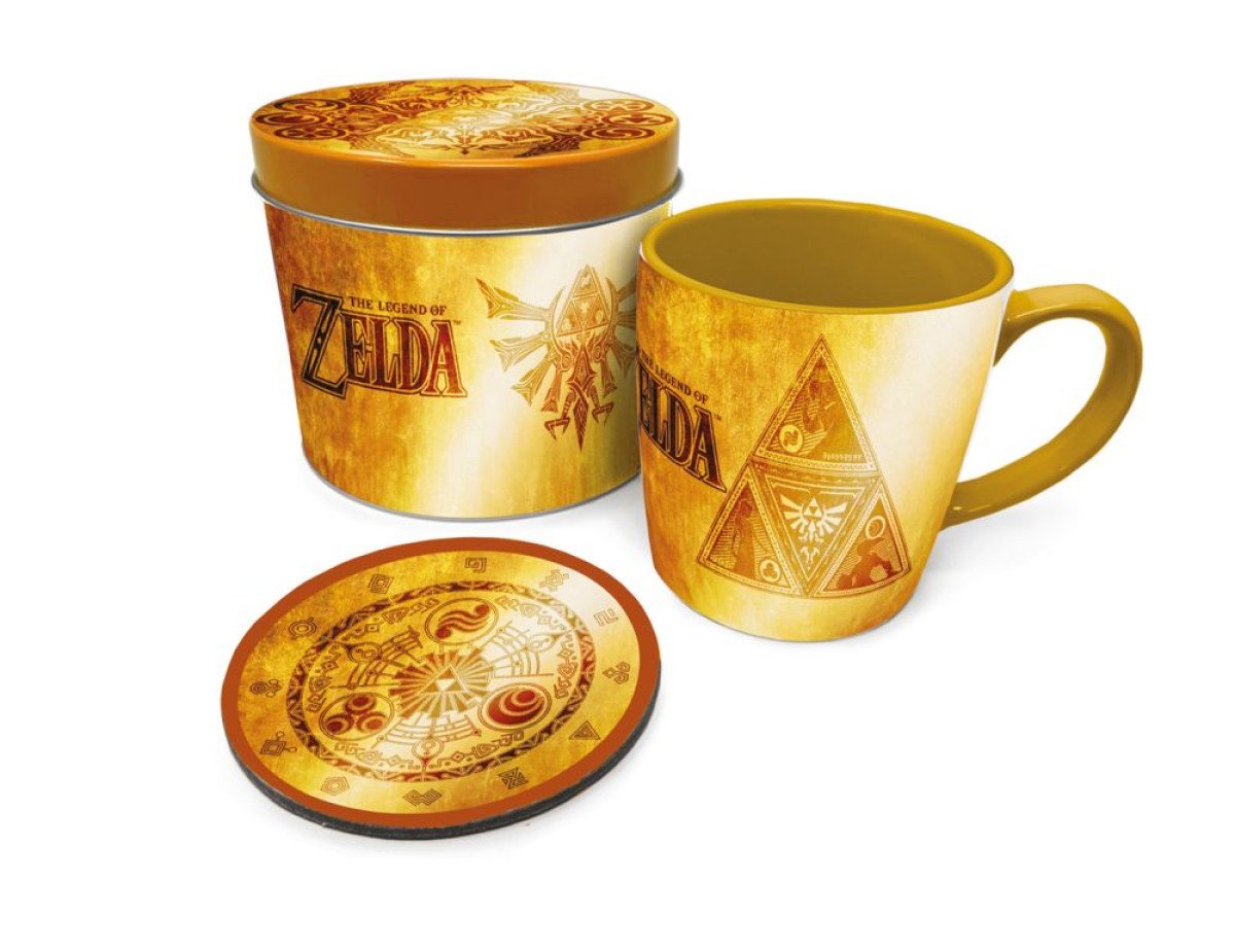 Pyramid Nintendo: The Legend of Zelda: Golden Triforce - Mug  Coaster Tin (GP86075)