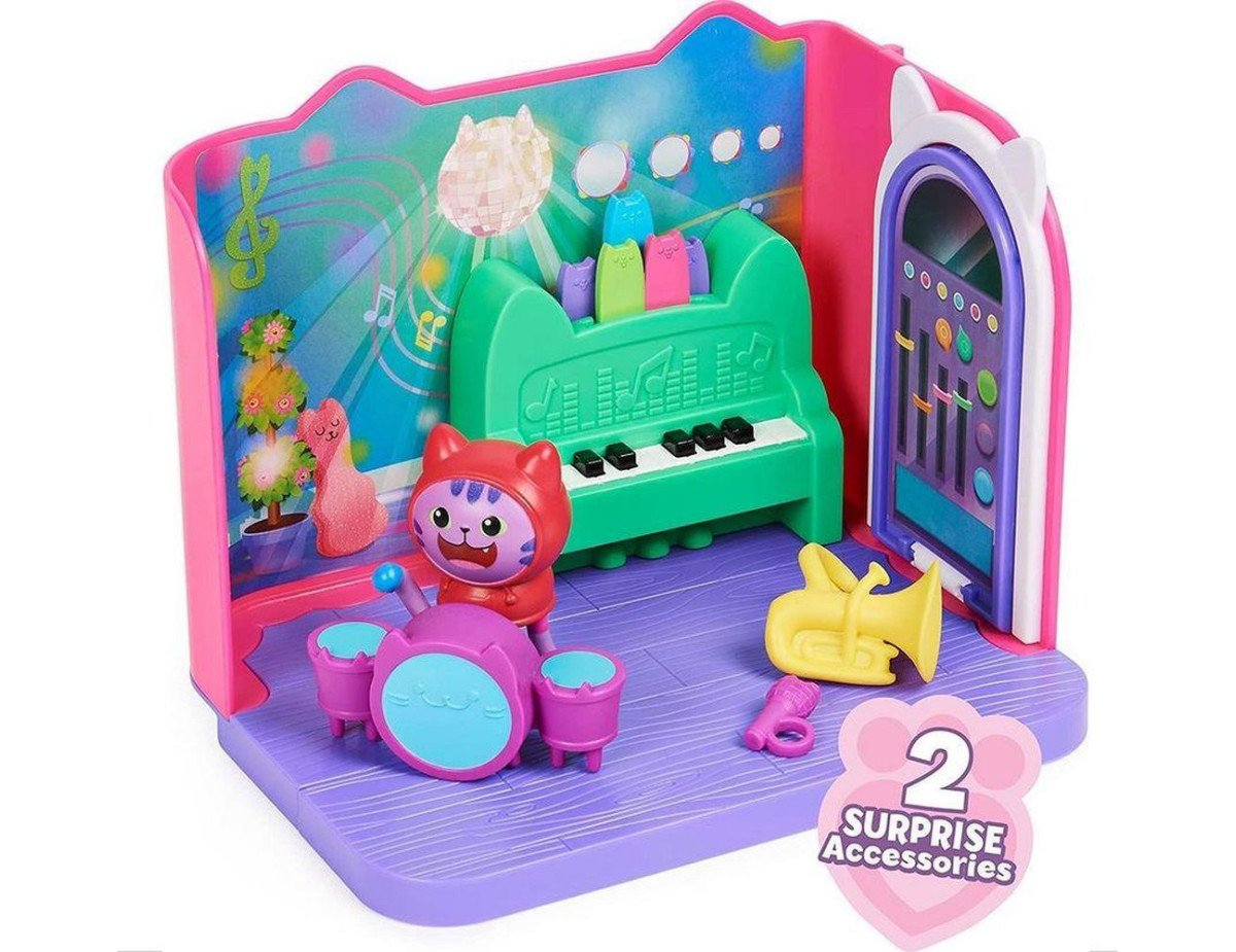 Spin Master Gabbys Dollhouse: Daniel James Catnip Groovy Music Room Deluxe Room Set (20133094)