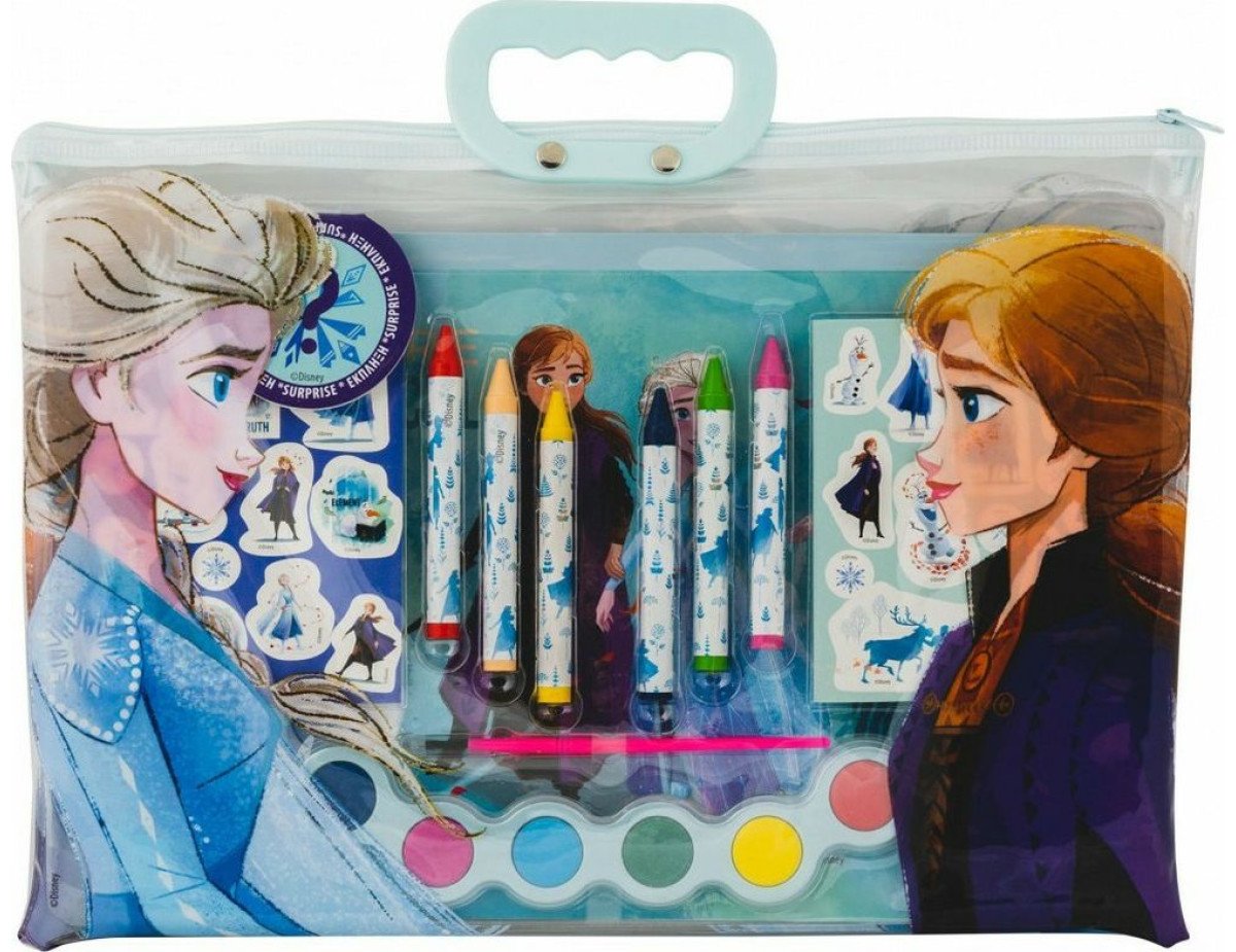 AS Disney Frozen II: Art Greco - Σετ Ζωγραφικής Διάφανη Τσάντα Frozen (1023-68001)