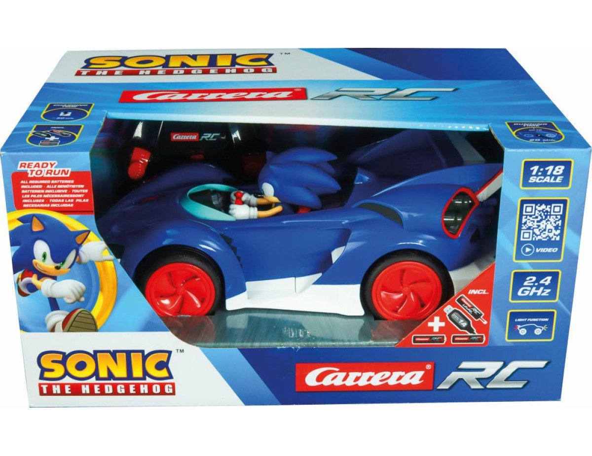 Carrera R/C Car: 2,4GHz Team Sonic Racing - Sonic (Performance Version) - 1:18 (370201063)