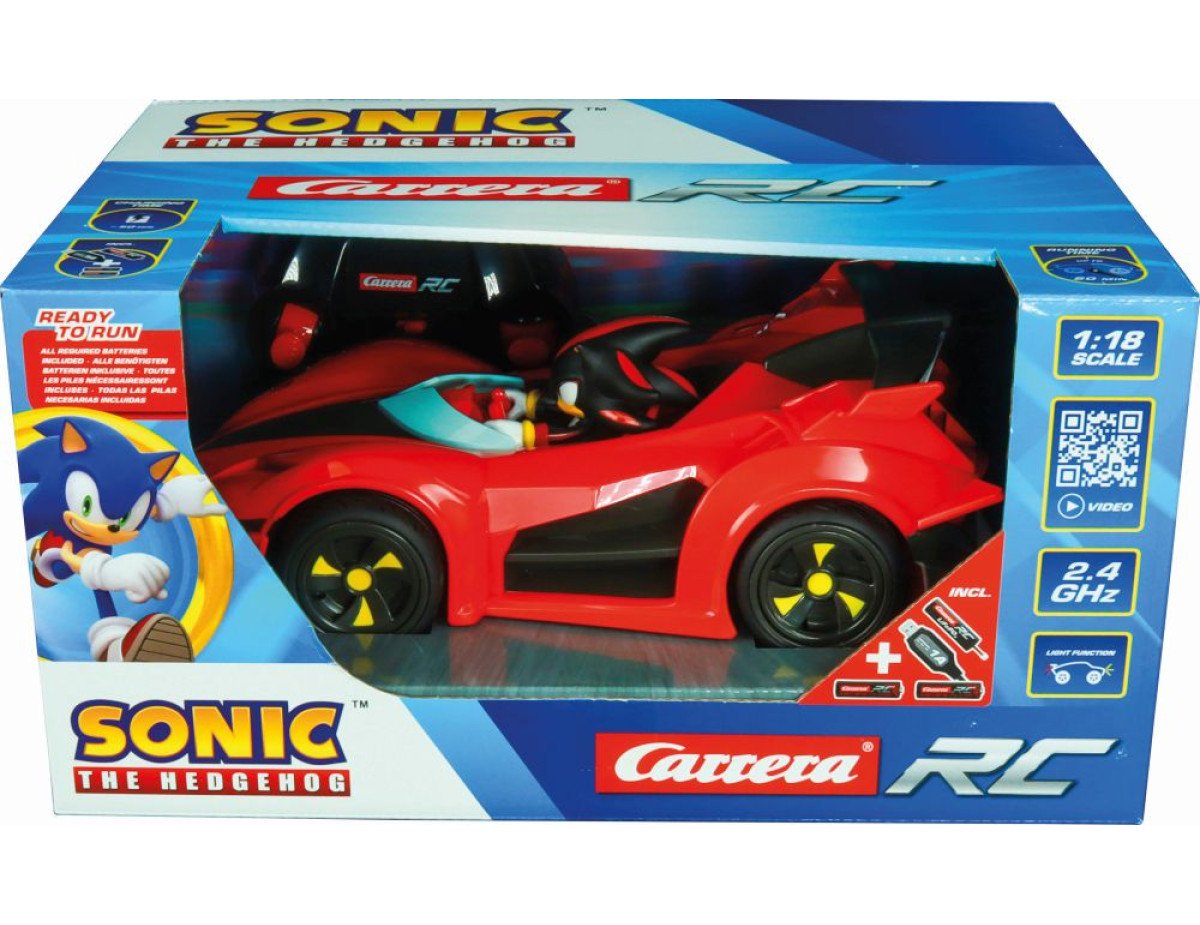 Carrera R/C Car: 2,4GHz Team Sonic Racing - Shadow (Performance Version) - 1:18 (370201064)